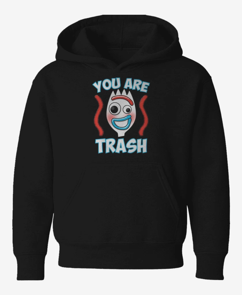 Poleron de niño Negro de You are trash