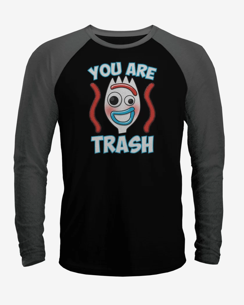 Polera Raglan You are trash