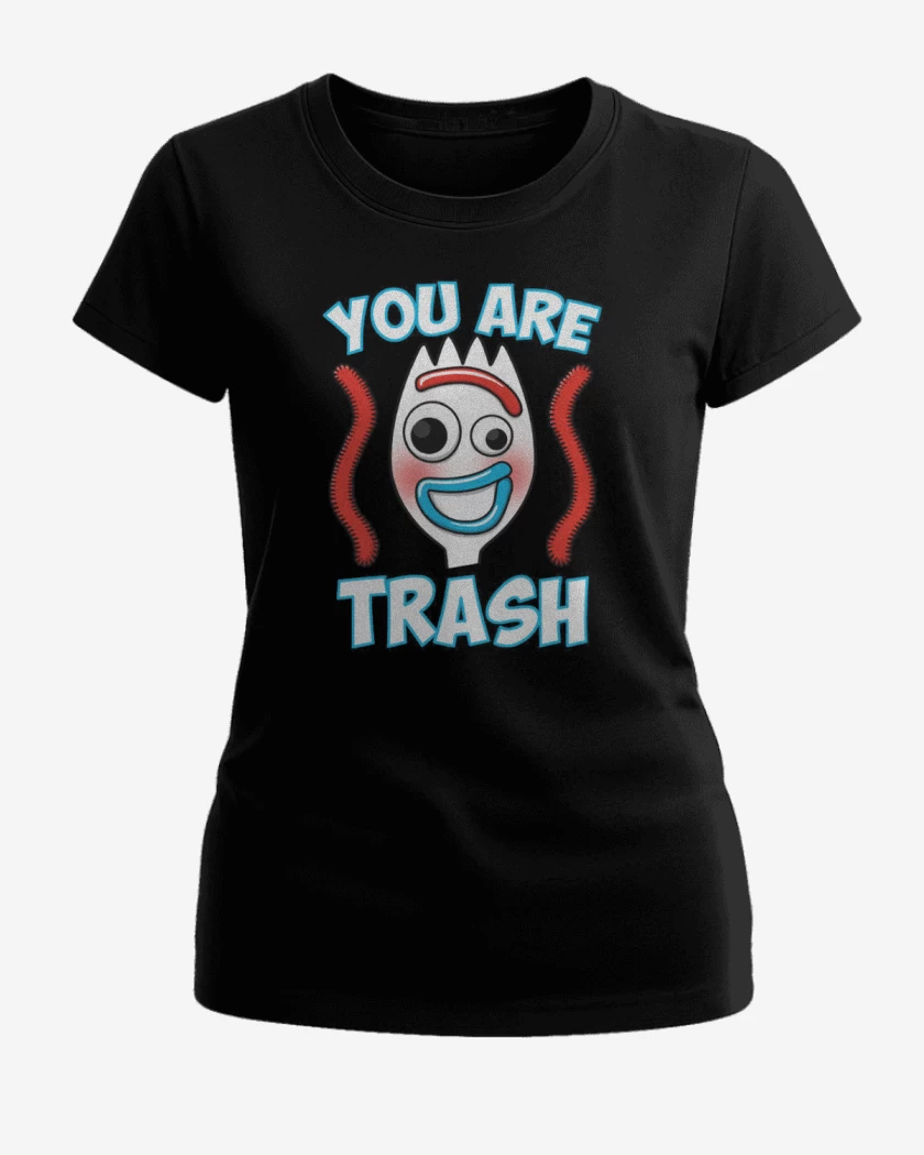 Polera de Mujer Negro de You are trash