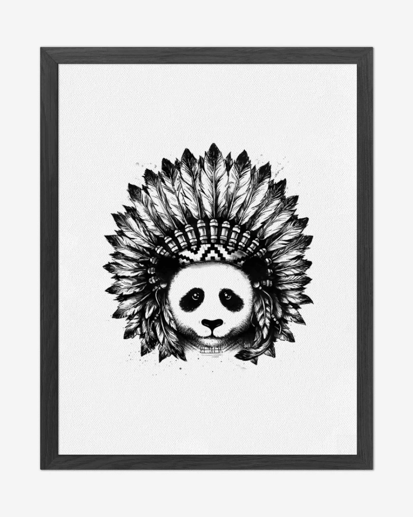 Cuadro decorativo Blanco de Indiopanda