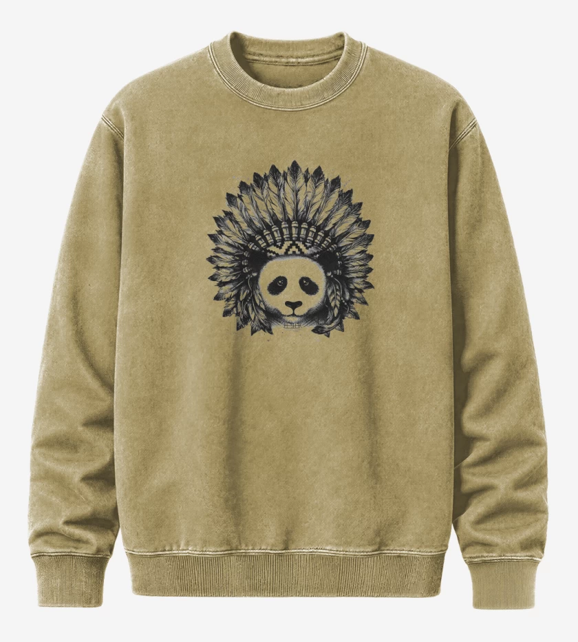 Poleron Polo Acid Wash Beige de Indiopanda