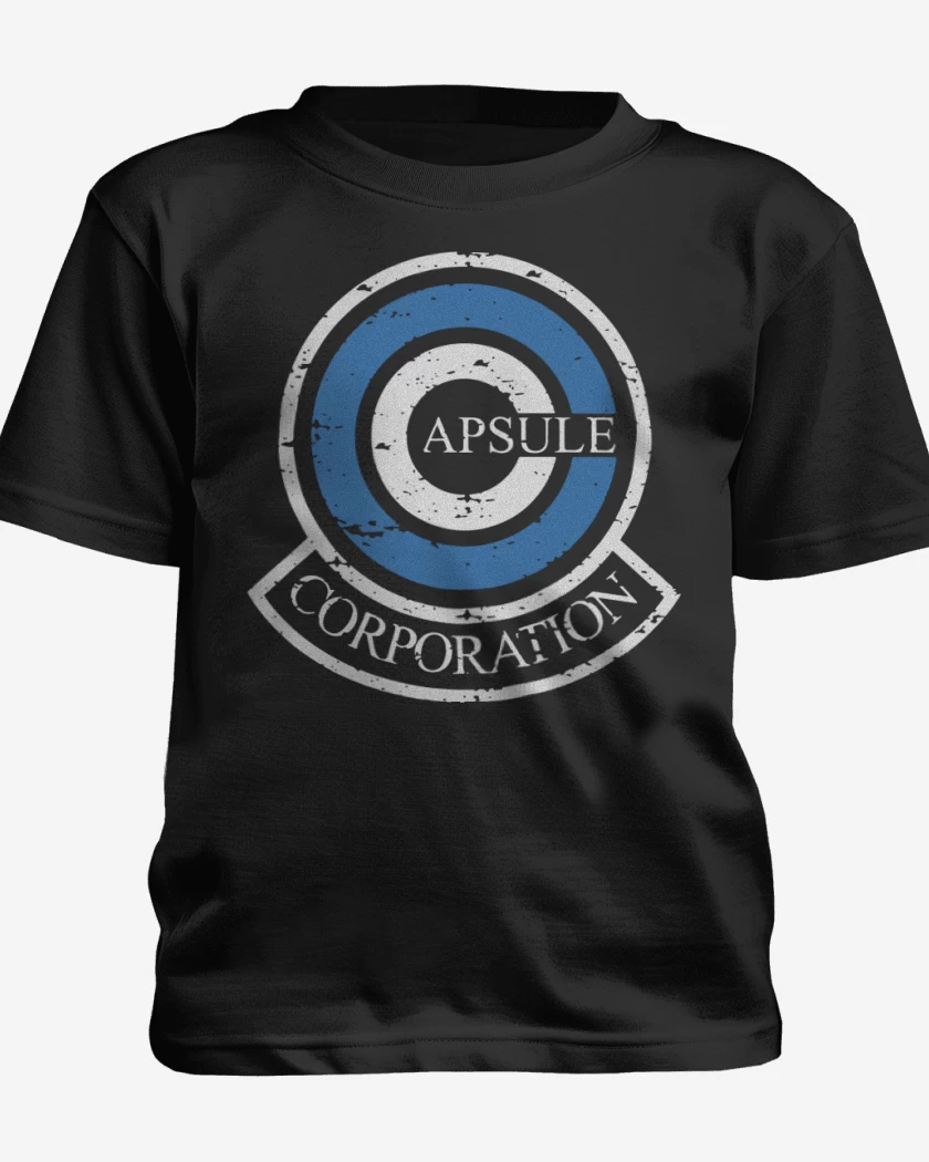 Polera de niño Negro de Capsule Corporation
