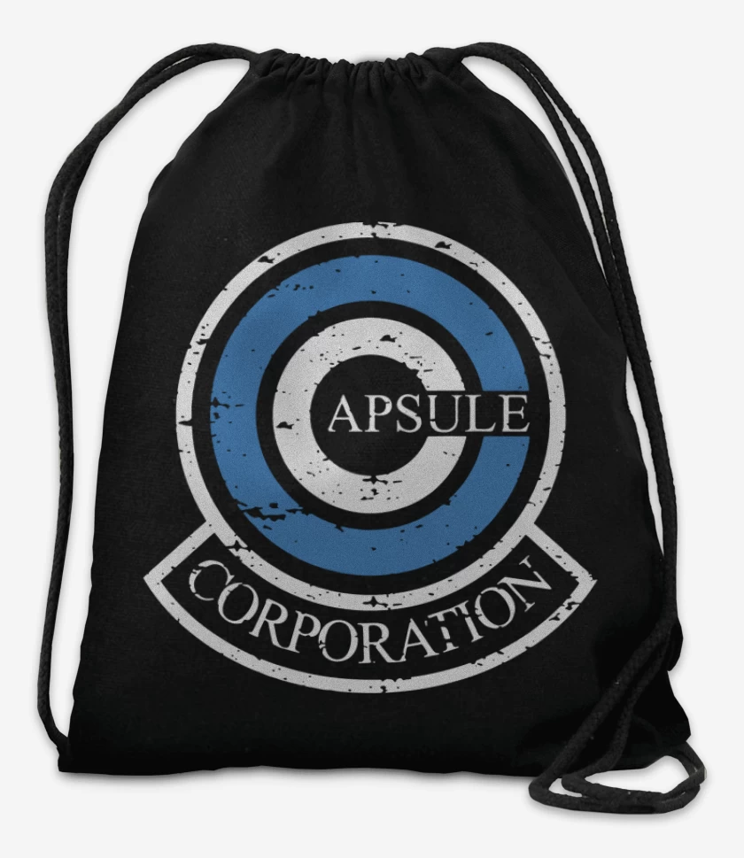 Mochila Negro de Capsule Corporation