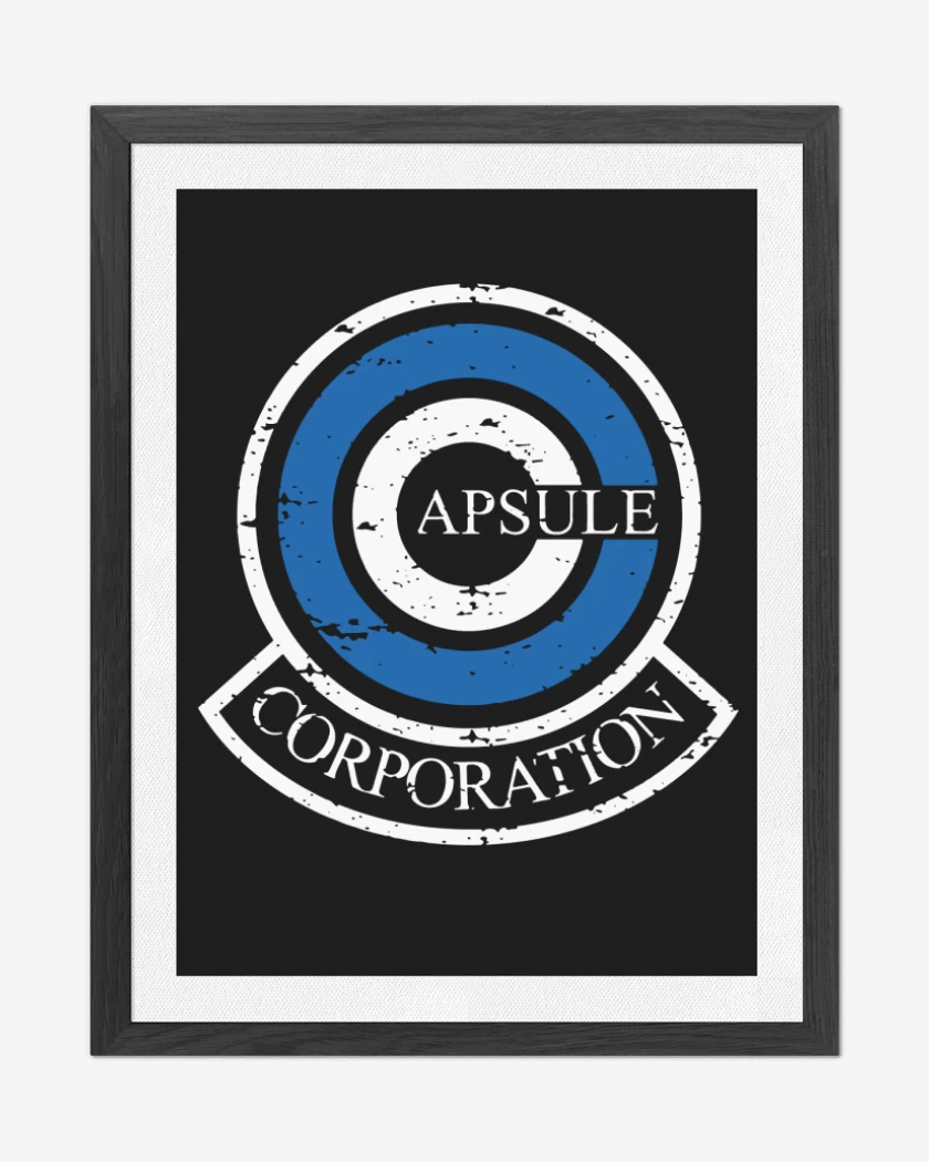 Cuadro decorativo Negro de Capsule Corporation