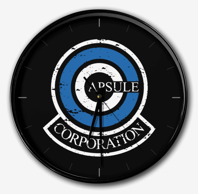 Reloj Negro de Capsule Corporation