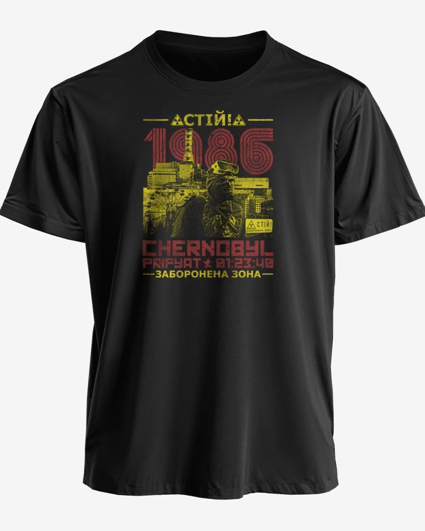 Polera premium Negro de Chernobyl 86