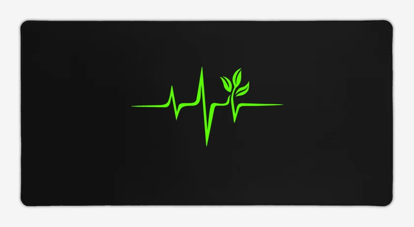 Mouse pad Gamer Negro de Pulso planeta 