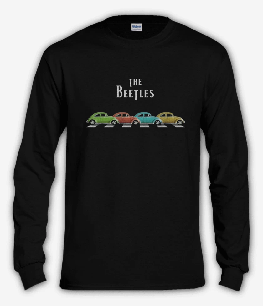 Polera manga larga Negro de The Beetles 