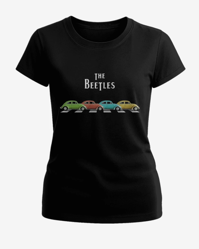 Polera de Mujer Negro de The Beetles 