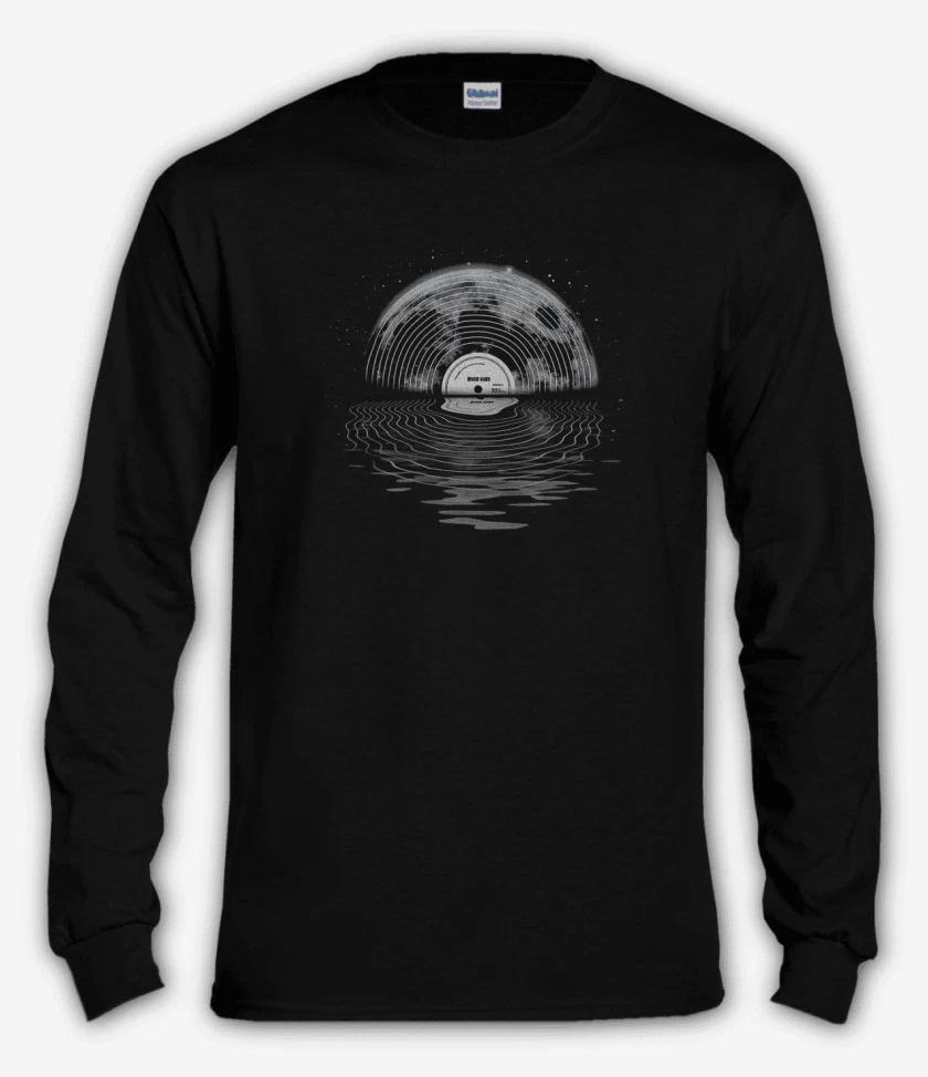 Polera manga larga Negro de Moon Song