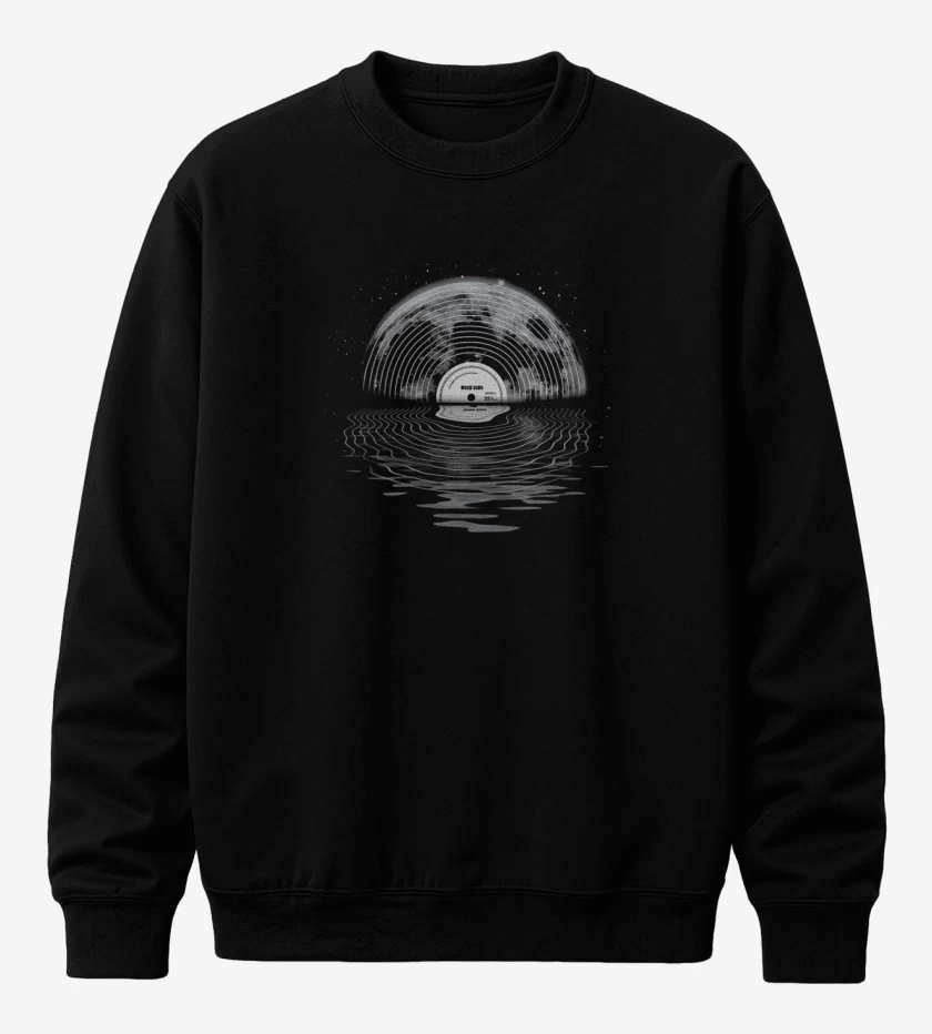 Poleron polo Negro de Moon Song