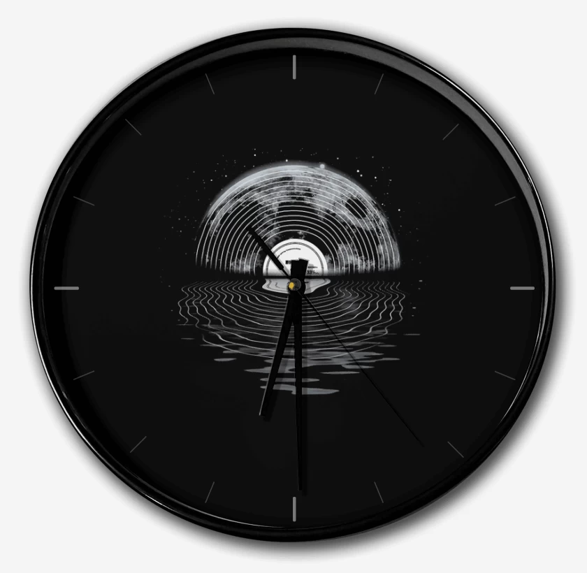 Reloj Negro de Moon Song