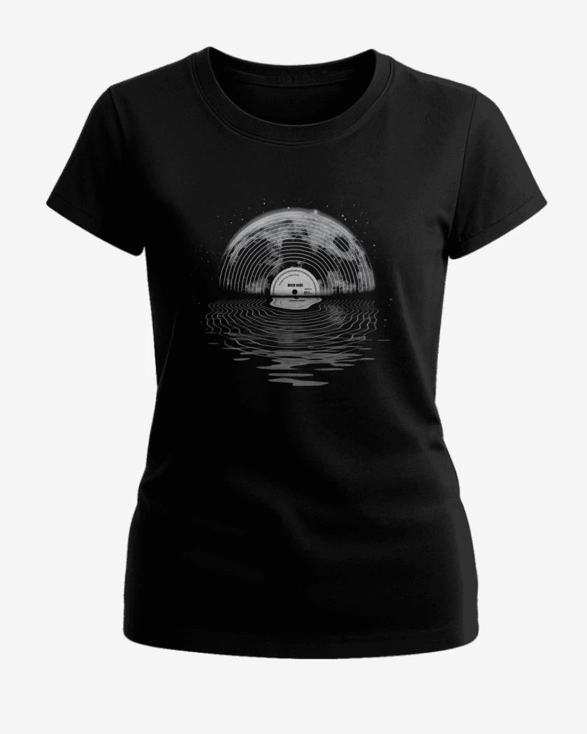 Polera de Mujer Negro de Moon Song