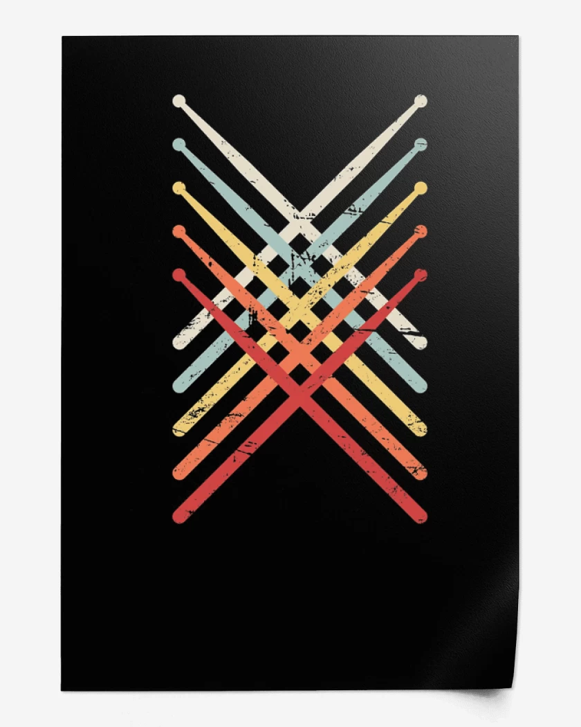 Print Baquetas colores