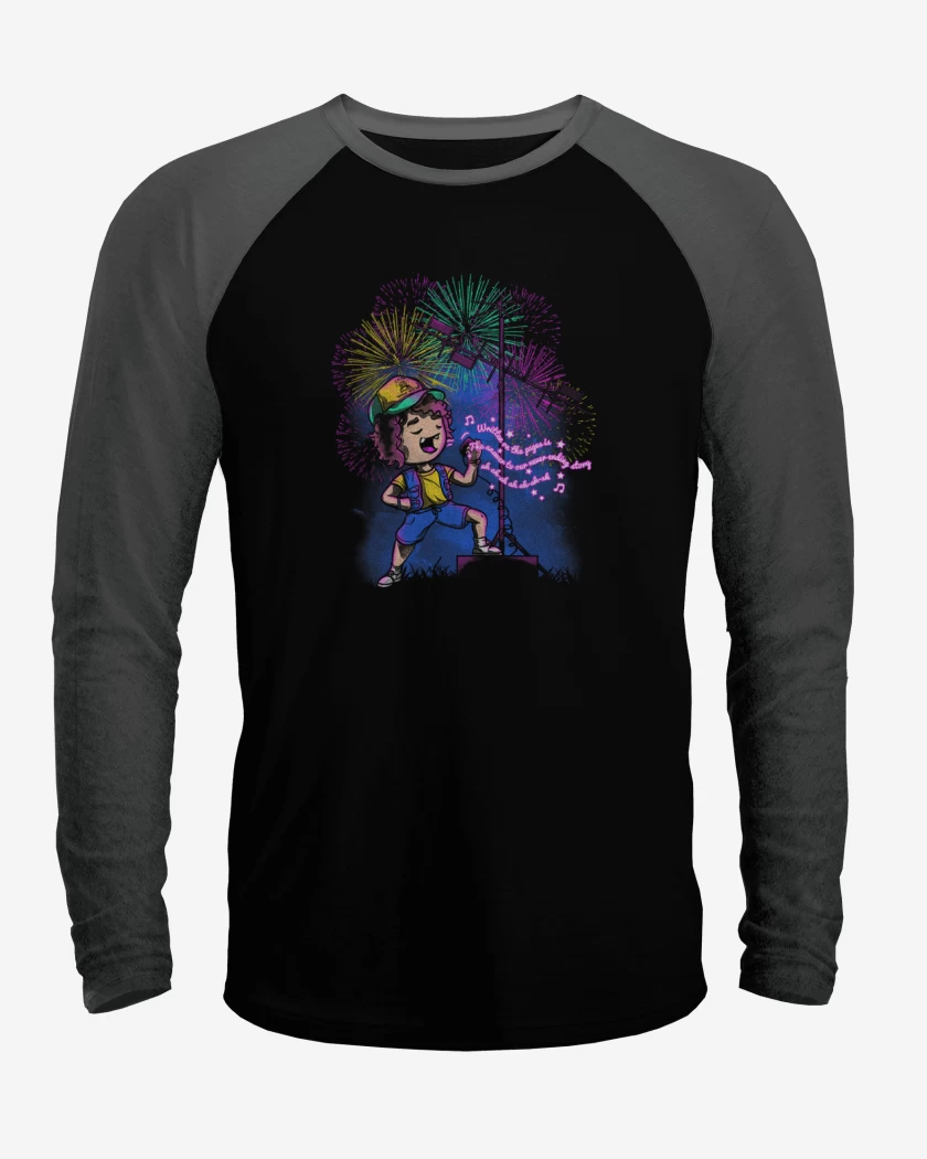 Polera Raglan never ending story