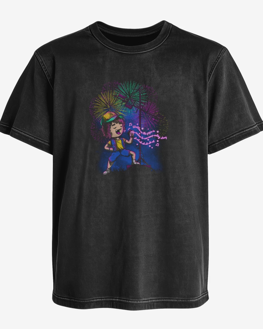 Polera desgastada never ending story