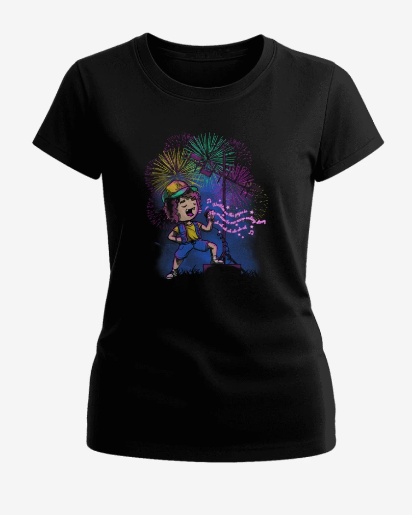 Polera de Mujer Negro de never ending story