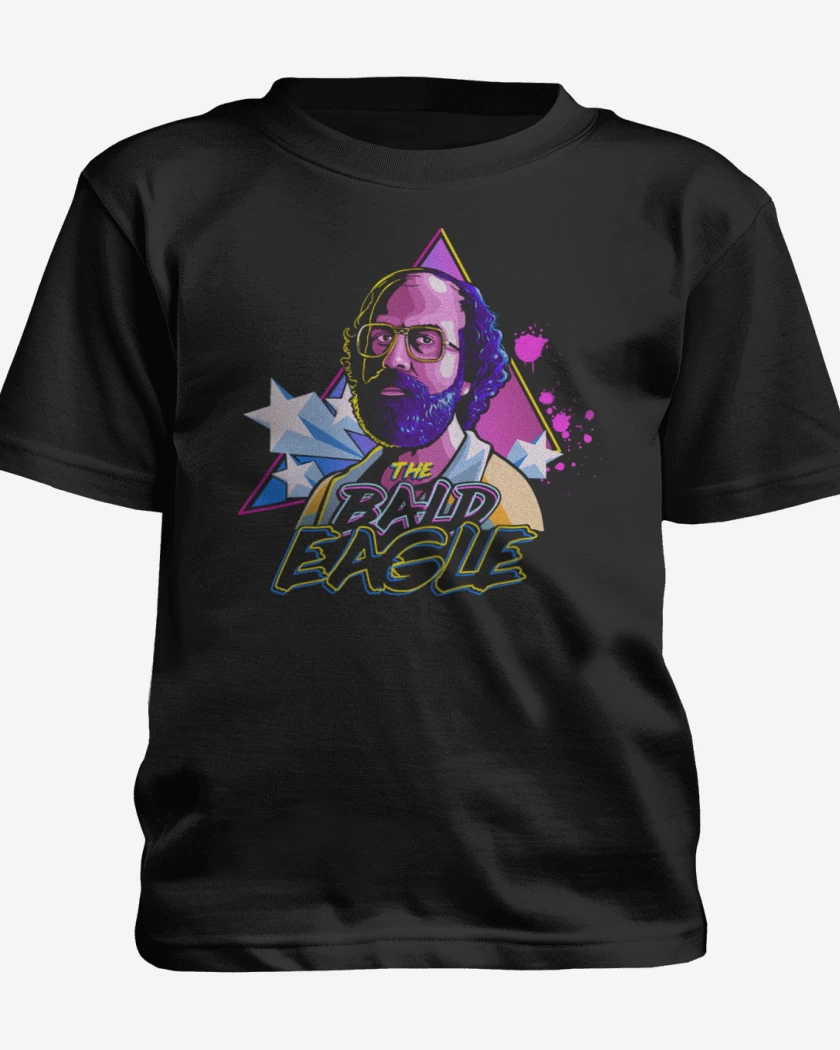 Polera de niño Negro de Bald eagle