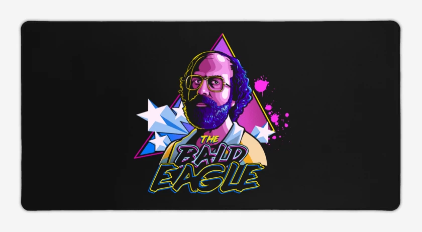 Mouse pad Gamer Negro de Bald eagle