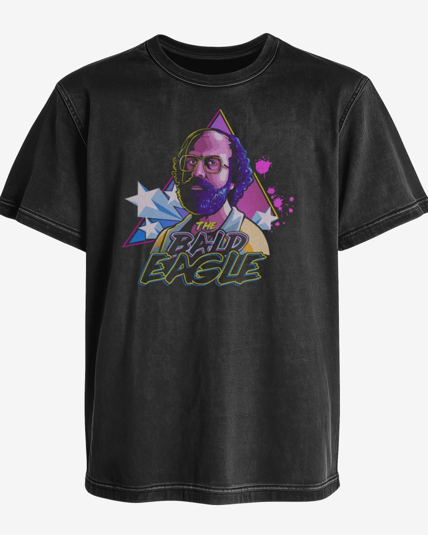Polera desgastada Bald eagle