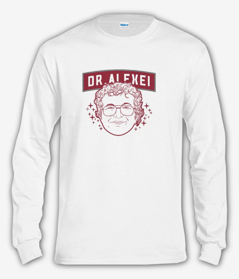 Polera manga larga Blanco de dr.alexei
