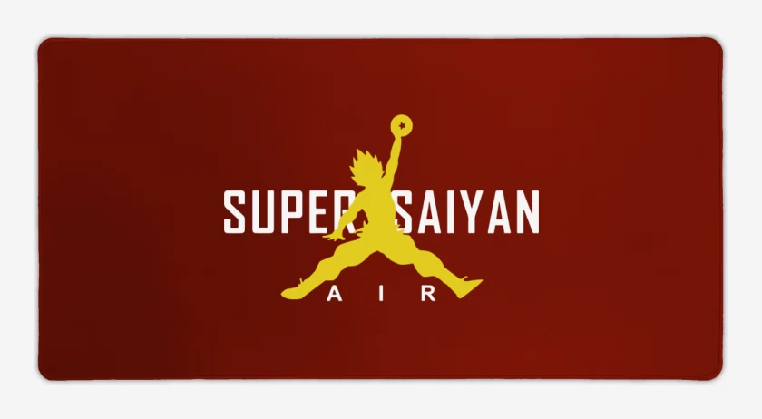 Mouse pad Gamer Rojo de Super Saiyan Air