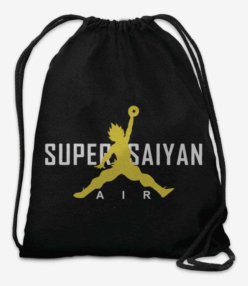 Mochila Negro de Super Saiyan Air