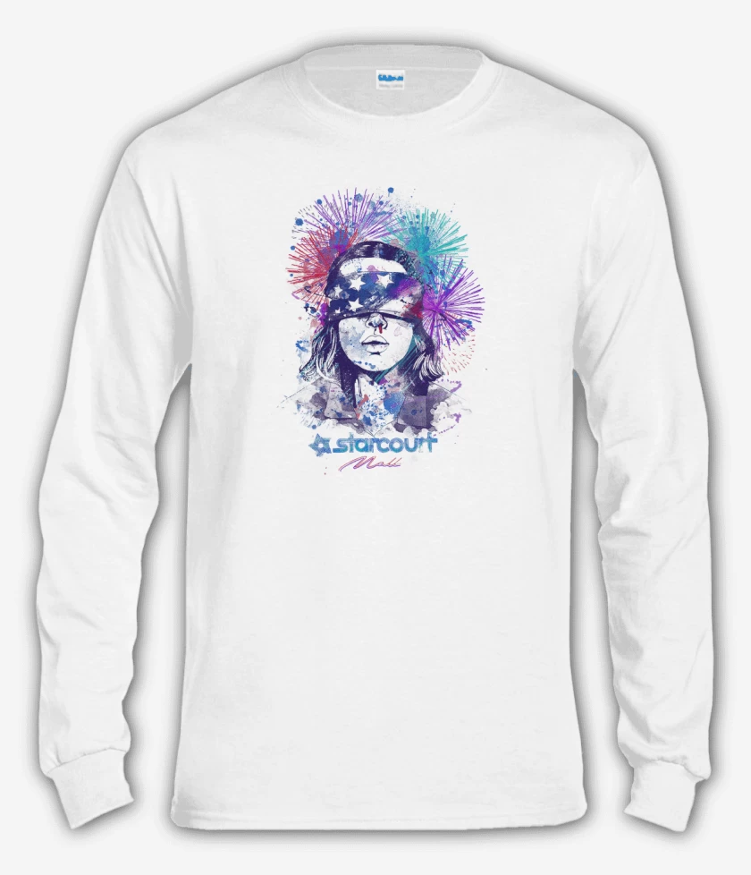 Polera manga larga Blanco de Eleven starcout