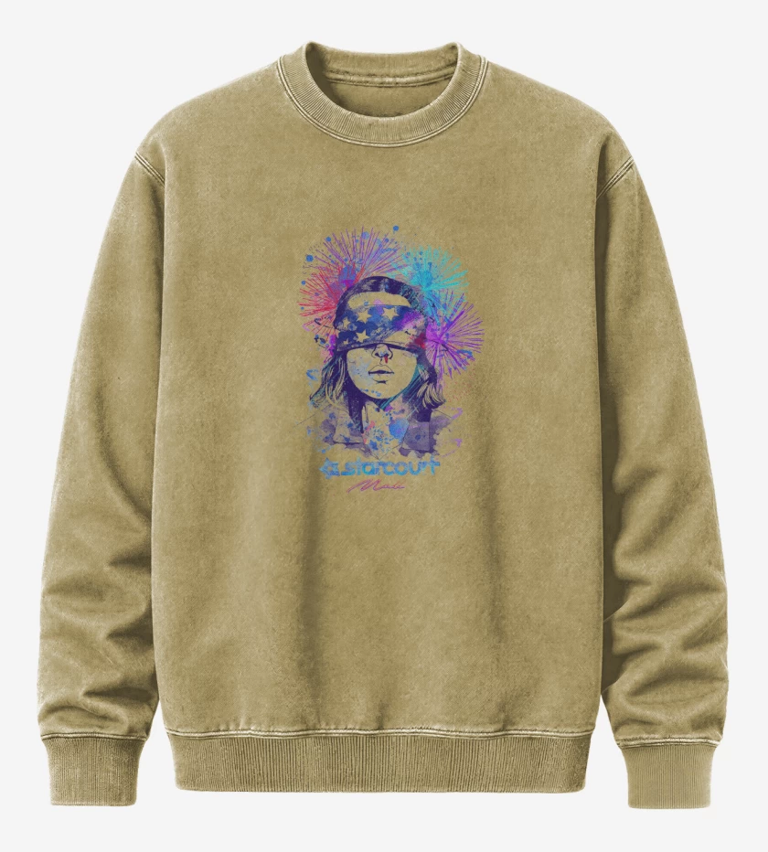 Poleron Polo Acid Wash Beige de Eleven starcout