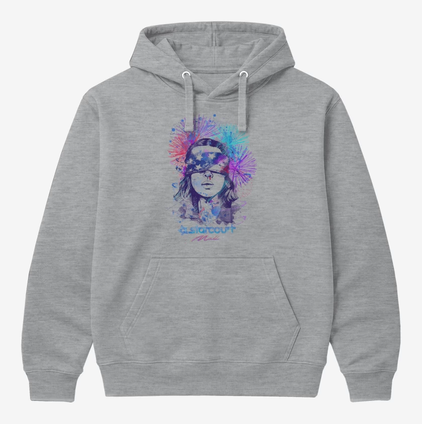 Polerón Canguro Gris Melange de Eleven starcout