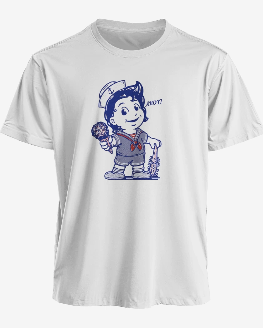 Polera premium Blanco de Stevee ice cream