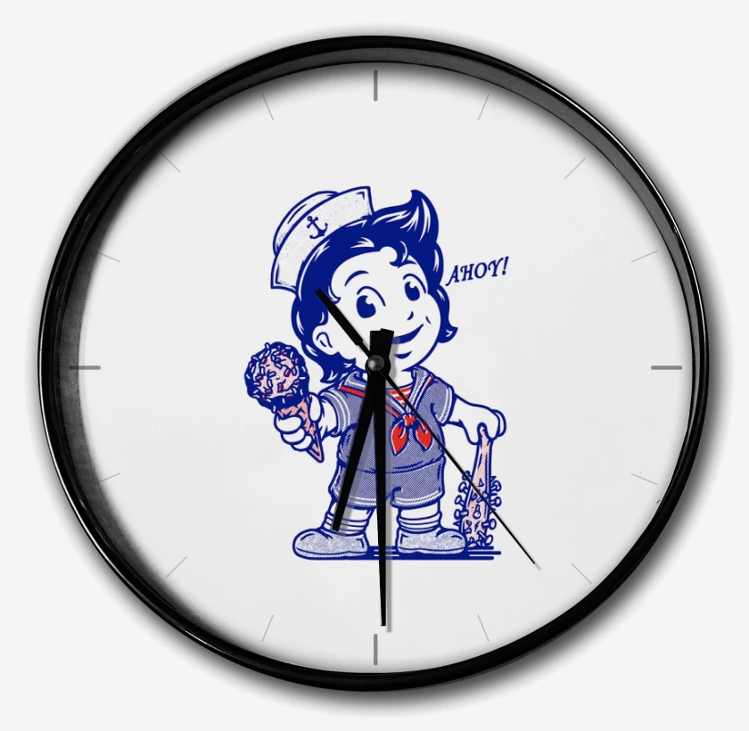 Reloj Blanco de Stevee ice cream
