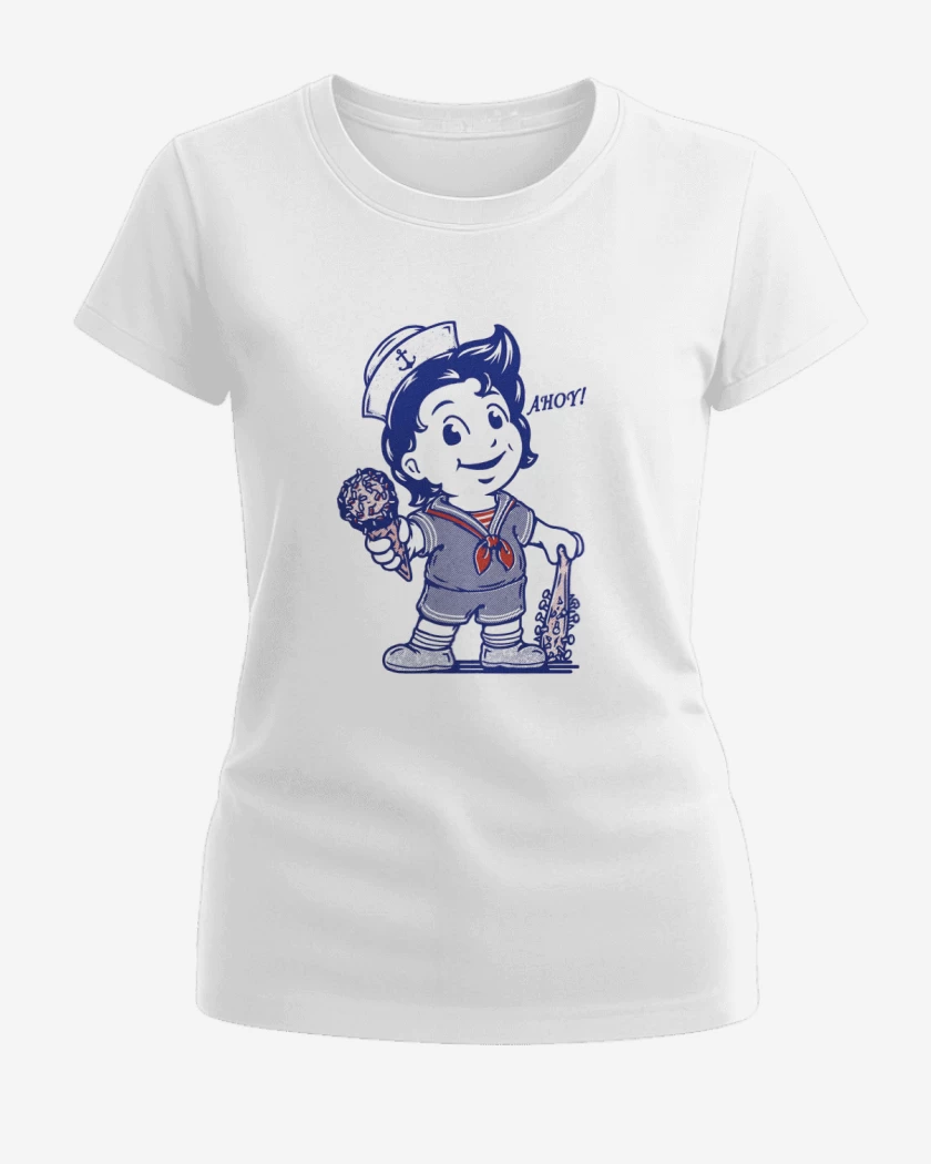 Polera de Mujer Blanco de Stevee ice cream