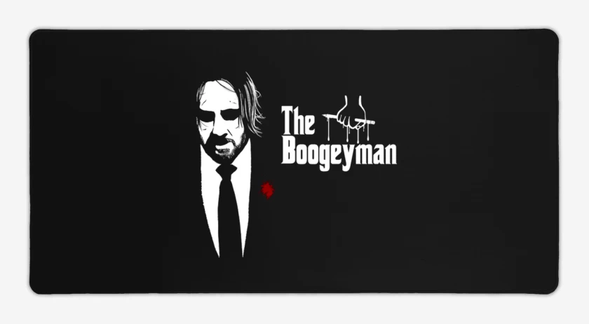Mouse pad Gamer Negro de The boogeyman
