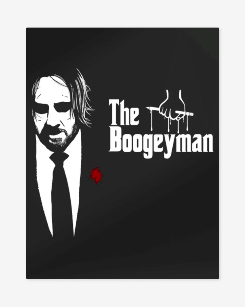 Print metalico Negro de The boogeyman