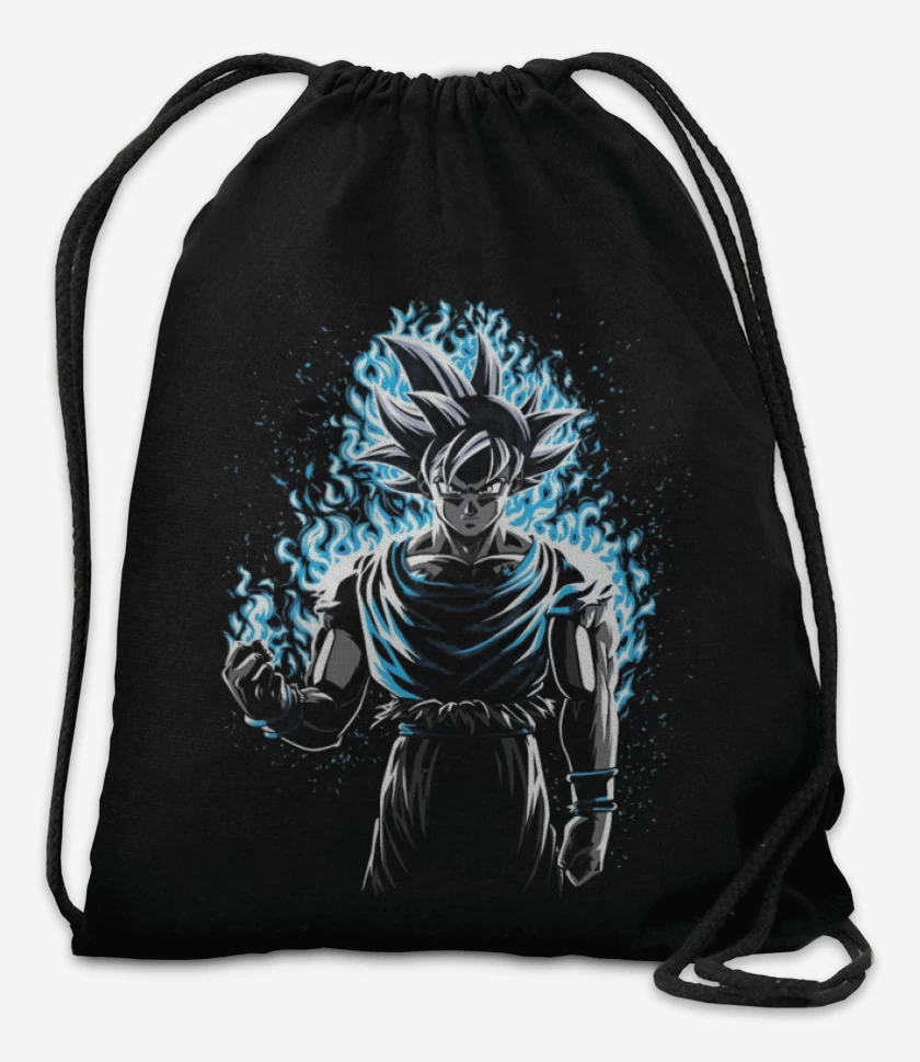 Mochila Negro de Goku ultra instinto