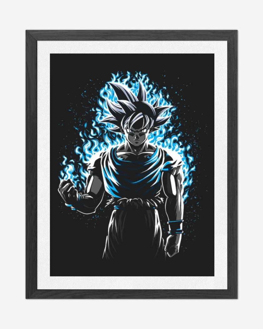 Cuadro decorativo Goku ultra instinto