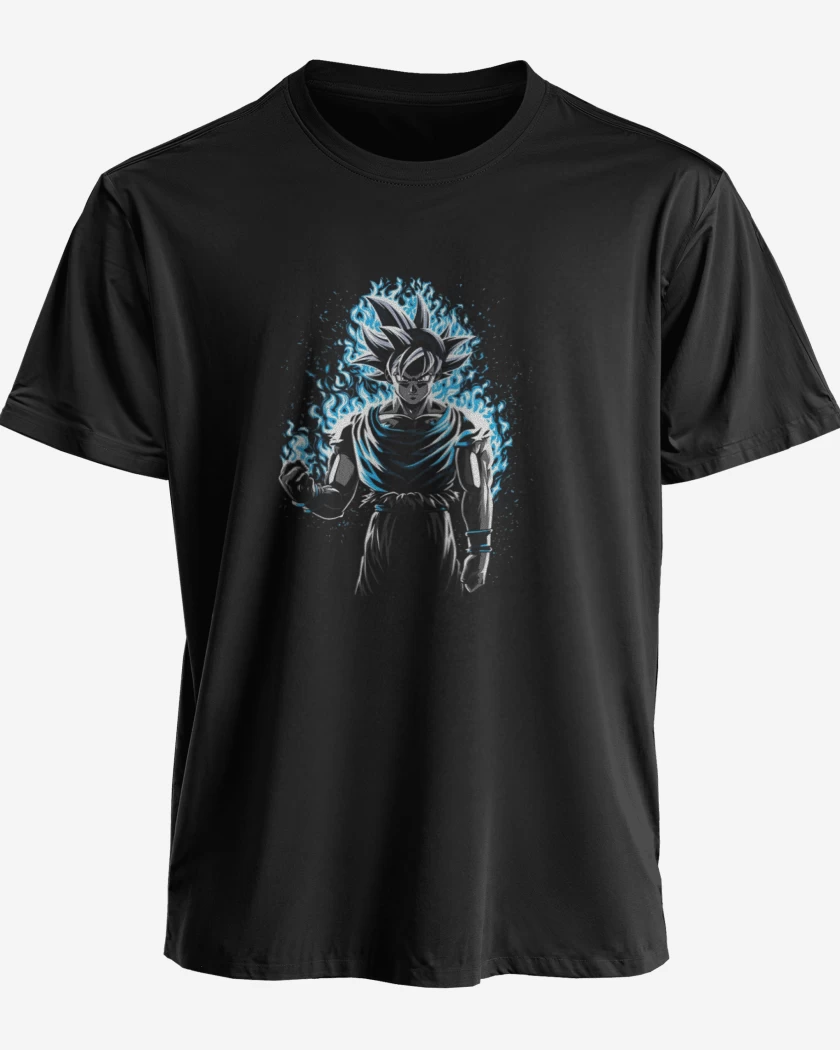 Polera premium Negro de Goku ultra instinto
