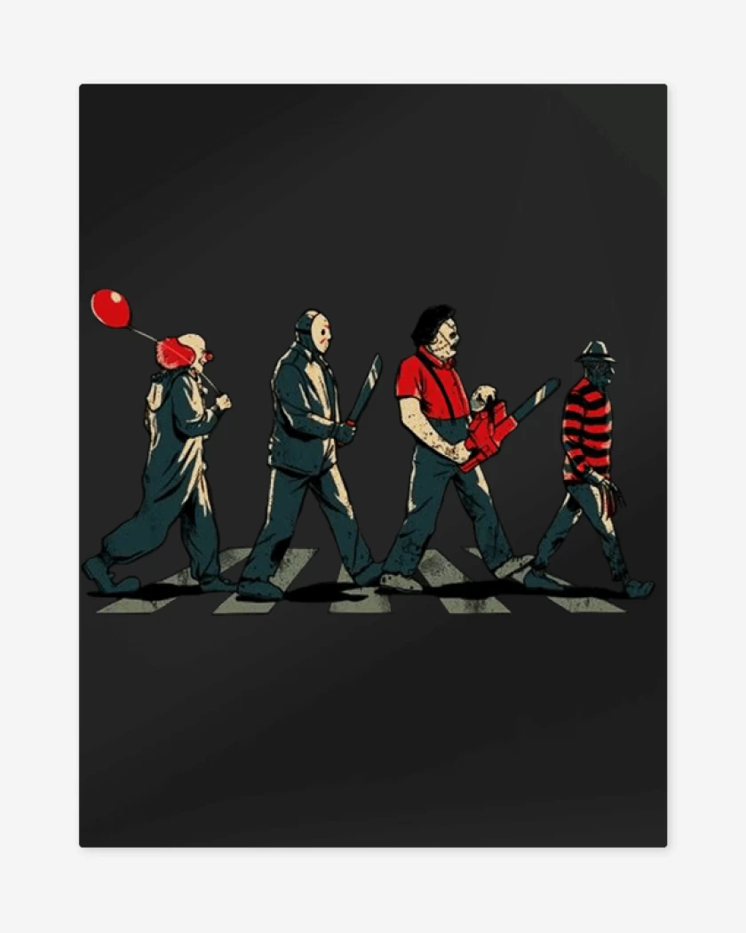 Print metalico Negro de The brigidos