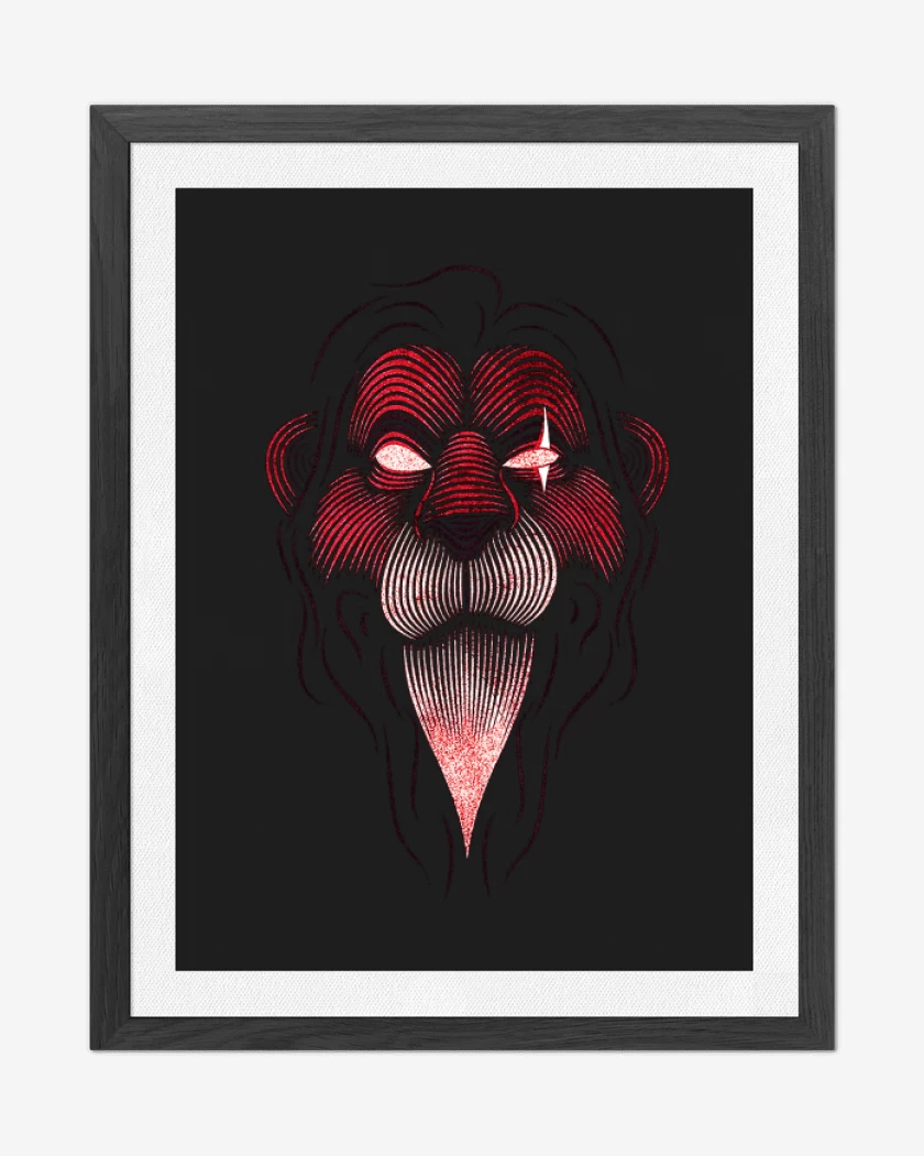 Cuadro decorativo Negro de Scar the boss