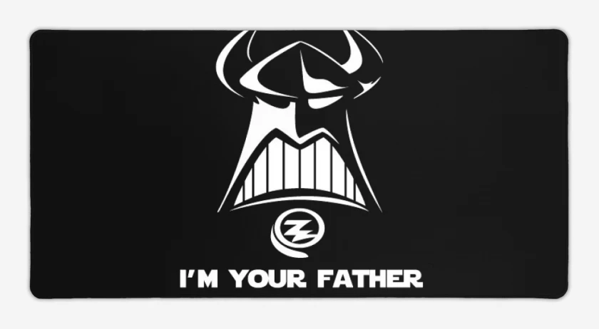 Mouse pad Gamer Negro de Zurg vader