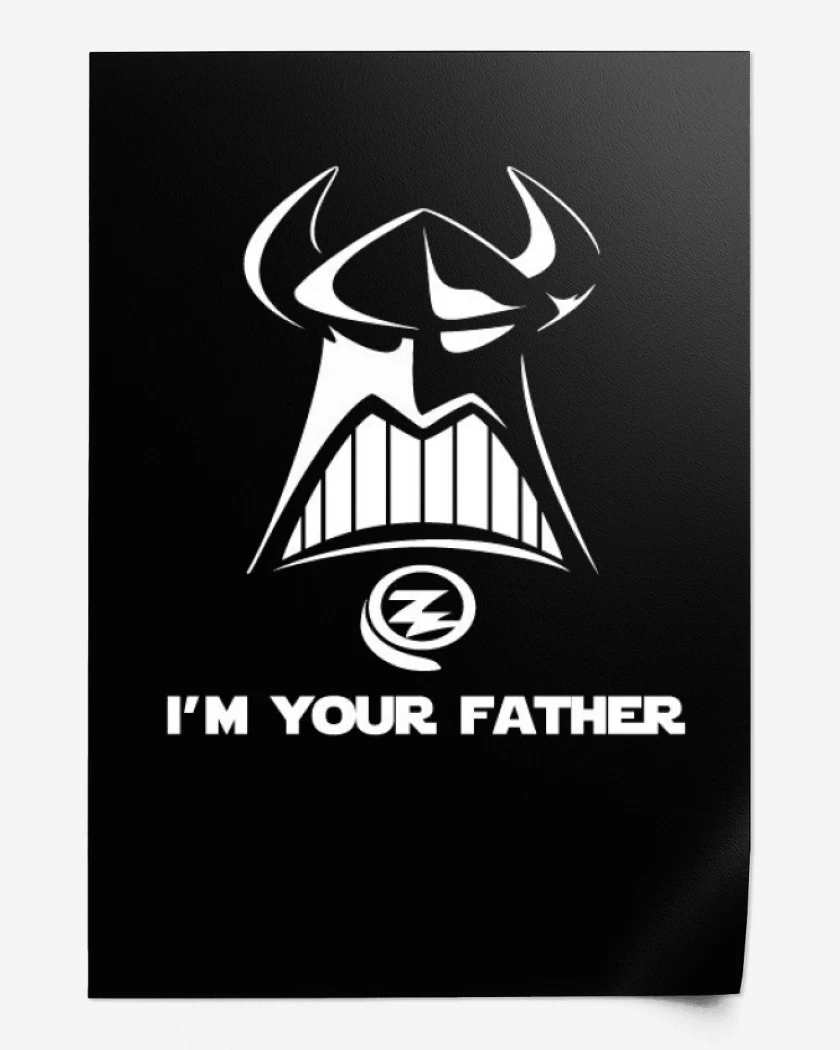 Print Negro de Zurg vader