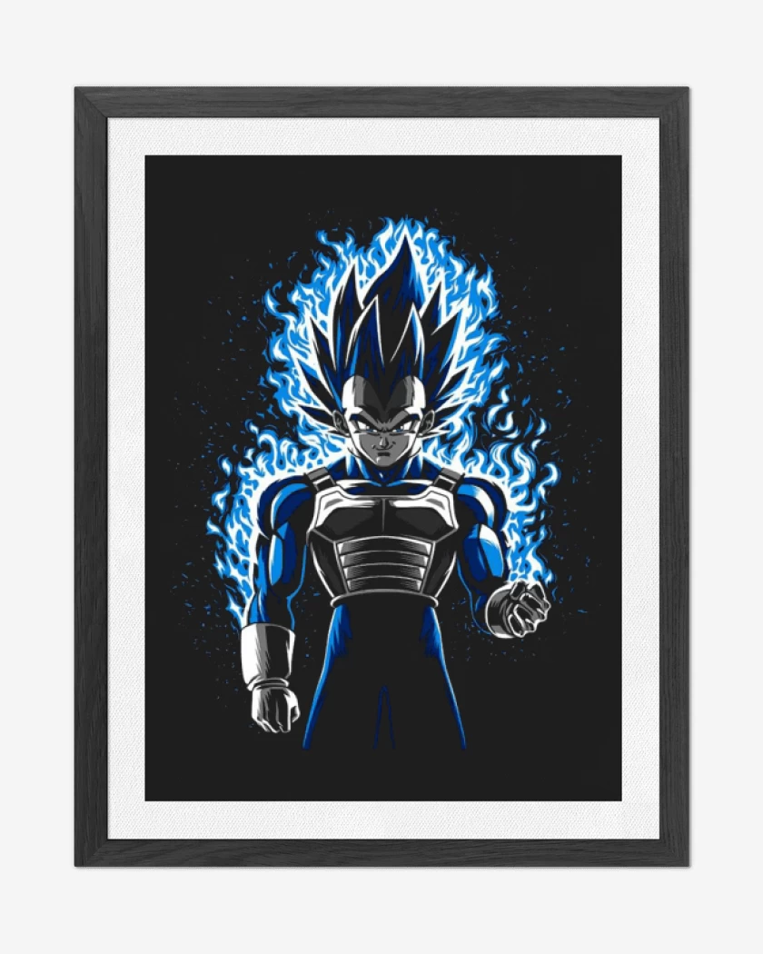 Cuadro decorativo vegeta ultra instinto 