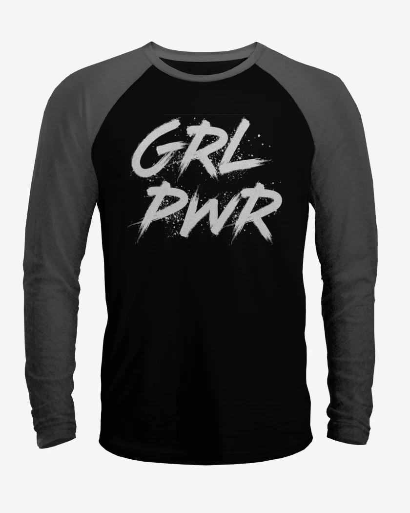 Polera Raglan GRL PWR