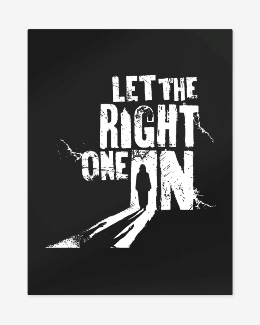 Print metalico Negro de LET THE RIGHT ONE IN