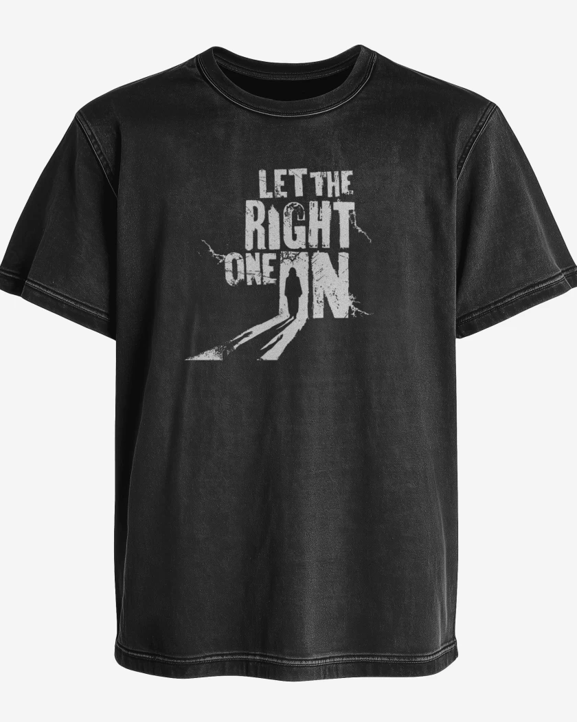 Polera desgastada Negro de LET THE RIGHT ONE IN