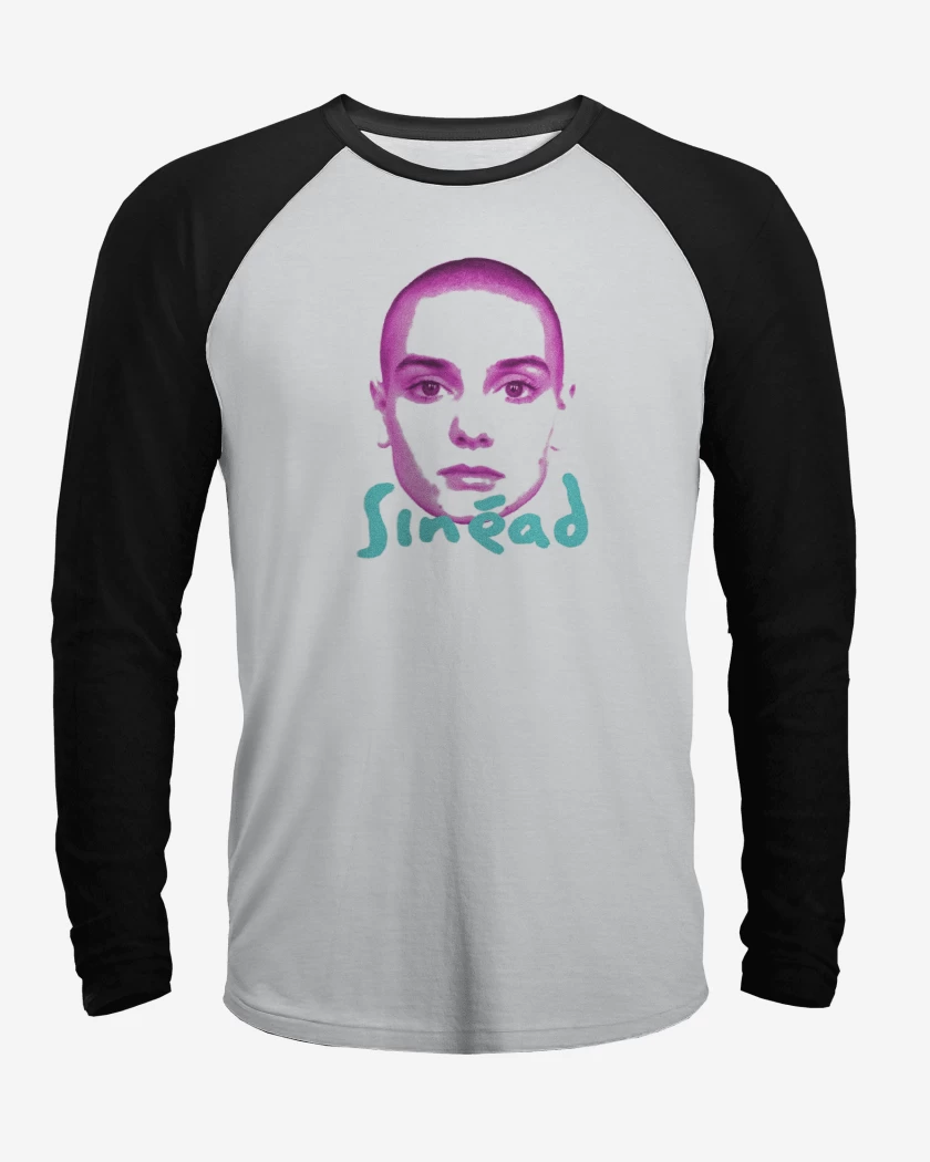 Polera Raglan Blanco / Negro de Sinead