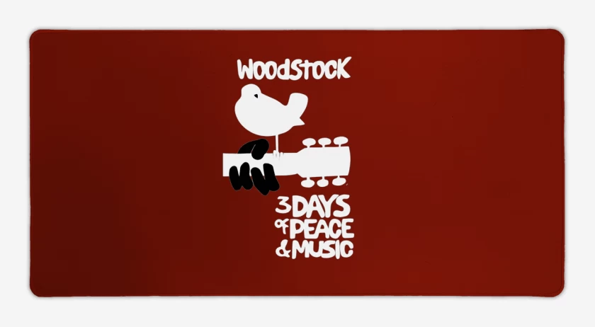 Mouse pad Gamer Rojo de Woodstock 1