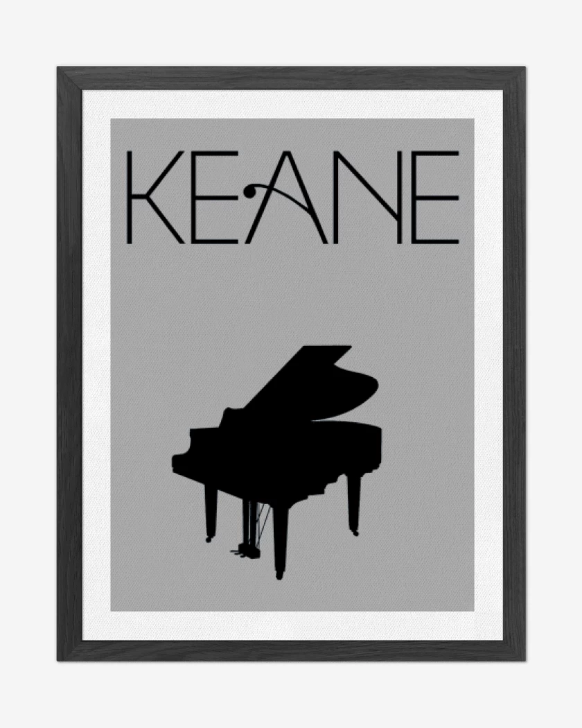 Cuadro decorativo Gris Melange de KEANE PIANO