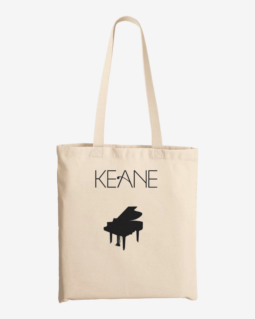 Totebag Blanco de KEANE PIANO